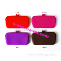 new shelves cute rectangle shape candy color silicone coin pouch
